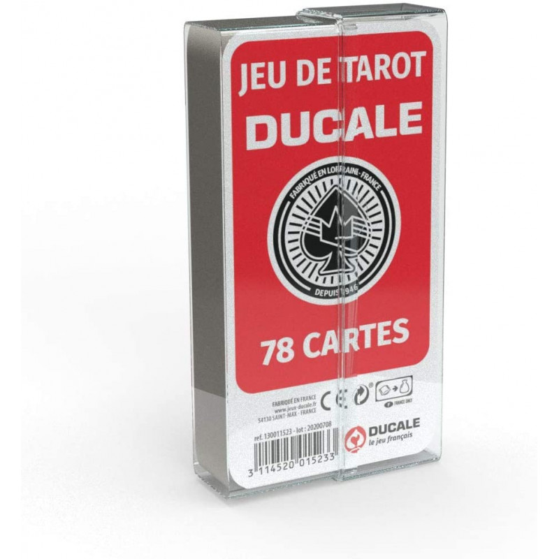 Jeu de Tarot 78 Cartes -  Ducale, le jeu Français - Boîte Plastique