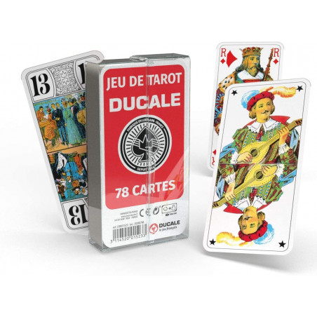 Jeu de Tarot 78 Cartes -  Ducale, le jeu Français - Boîte Plastique