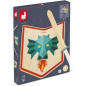 Set Chevalier Dragon - Bouclier et Épée en Bois - Janod Set Chevalier Dragon - Bouclier et Épée en Bois - Janod