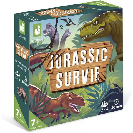 Jurassic Survie - Jeu de Société Enfant - Jeu Educatif Collaboratif -  Janod
