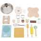 Mon Atelier Pâtisserie - Jouet d'Imitation Cuisine et Dinette - 19 Accessoires en Bois et Feutrine - Janod Mon Atelier Pâtisserie - Jouet d'Imitation Cuisine et Dinette - 19 Accessoires en Bois et Feutrine - Janod