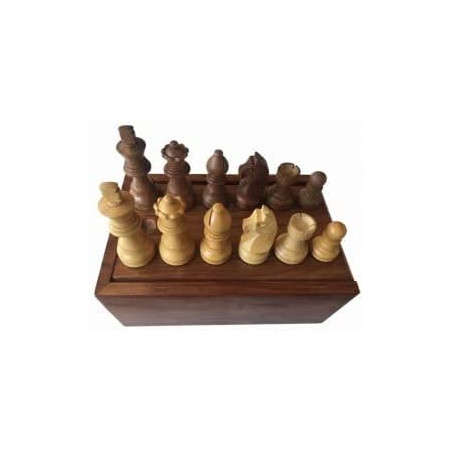 Pièces Échecs Bois 76Mm Classique - WILSON JEUX