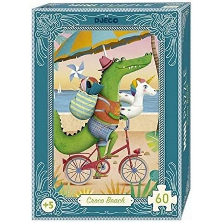 Mini Puzzle Le crocodile - DJECO - 49 PIECES