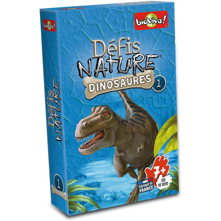 BIOVIVA - Défis Nature - Dinosaures - Jeu de société ludique dès 7 ans - 280105
