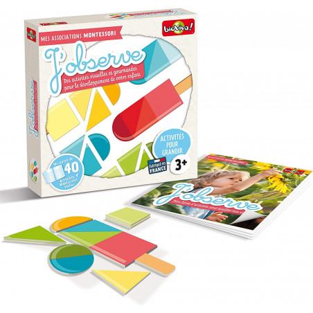 BIOVIVA - Mes associations Montesssori - J'observe - Jeu de société ludique dès 3 ans - 111218