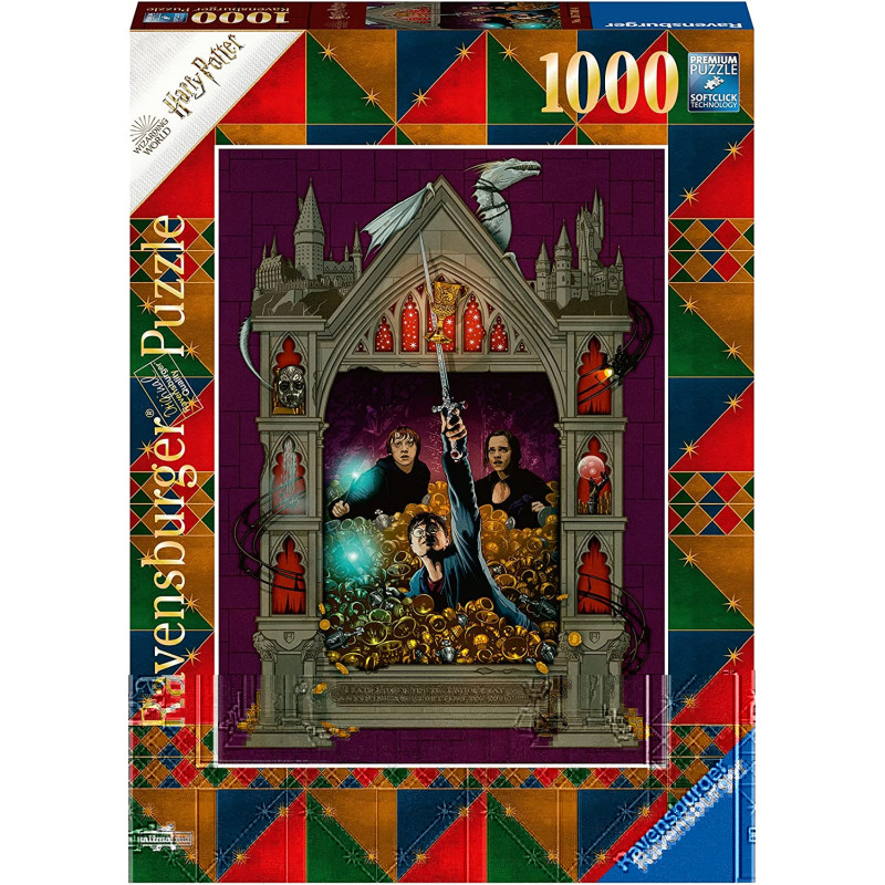 Ravensburger - Puzzle Adulte - Puzzle 1000 p - Harry Potter et les Reliques de la Mort 2