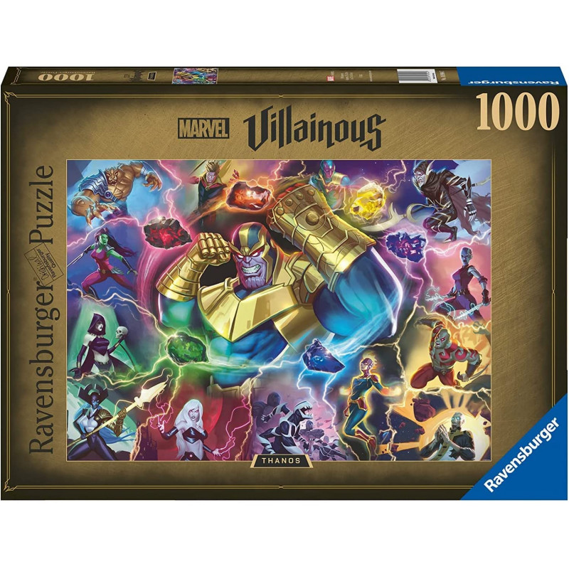 -50% ! Thanos - Collection Marvel Villainous - Puzzle 1000 pièces