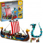 Lego 31132 Creator 3-en-1 Le Bateau Viking et Le Serpent de Midgard, Jouet pour Enfants Transformable en Maison avec Un Dragon Lego 31132 Creator 3-en-1 Le Bateau Viking et Le Serpent de Midgard, Jouet pour Enfants Transformable en Maison avec Un Dragon