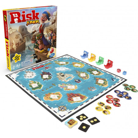 Risk Junior - Jeu de société de stratégie - Jeu de plateau – Version française