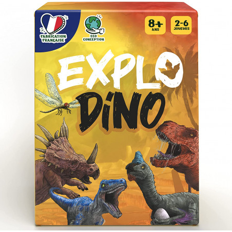 Explodino - Jeux de Societe Enfant 8 Ans+ - Le Jeu de Devinettes Passionnant & Educatif Fabriqué en France