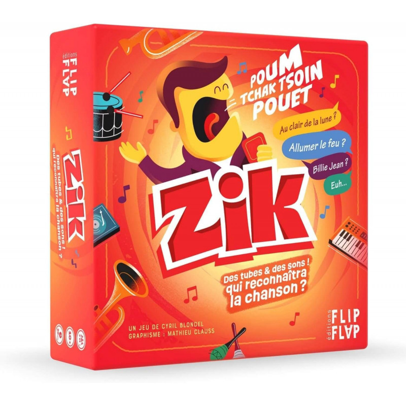 Zik : Nouvelle édition - Flip Flap - Blackrock Games FLI013ZI