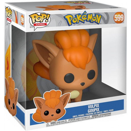 Vulpix POP Géante !   Funko 63700 Pop Jumbo: Pokemon - Vulpix (EMEA)
