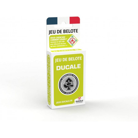 Ducale - Jeu de 32 Cartes - Fabriqué en France - Jeu de Belote