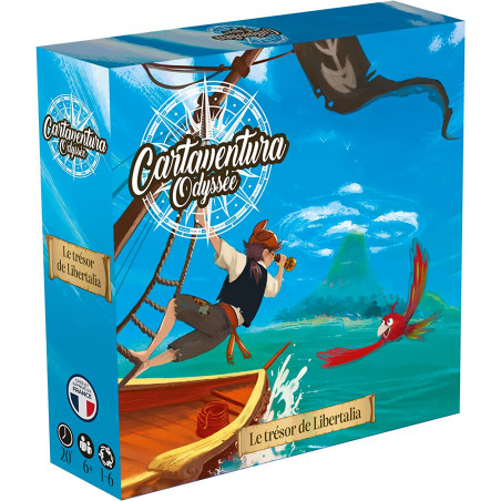 Cartaventura Odyssée Le trésor de Libertalia - Cartaventura Famille - Junior - Dès 6ans - Jeu d'aventure