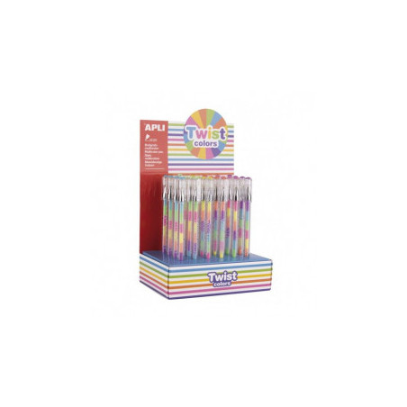 STYLOS ENCRE GEL GLITTER COL. TWIST - VENDU a L'unité