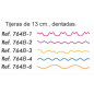 Ciseaux Zig Zag Inoxidables Multiformes 13cm - Vendu a l'unité