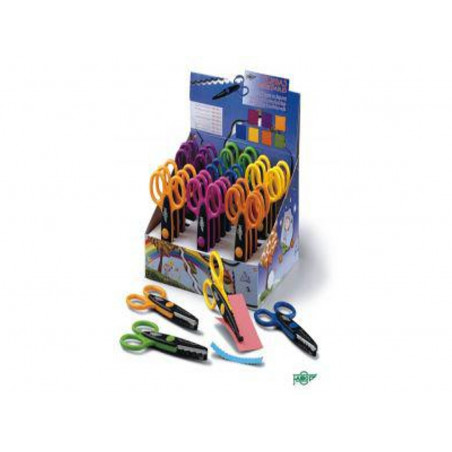 Ciseaux Zig Zag Inoxidables Multiformes 13cm - Vendu a l'unité