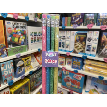 12 Crayon HB Glitter