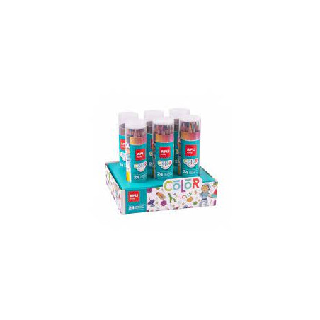 Crayons de couleur 24 couleurs | Apli Kids