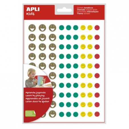 GOMMETTES DE RÉCOMPENSE, BLISTER AVEC 12 FEUILLES - APLI KIDS