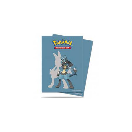 Pokémon - Protèges Cartes Standard - ultra pro sleeves lucario par 65