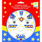 Stickers visage "Super héros" Djeco
