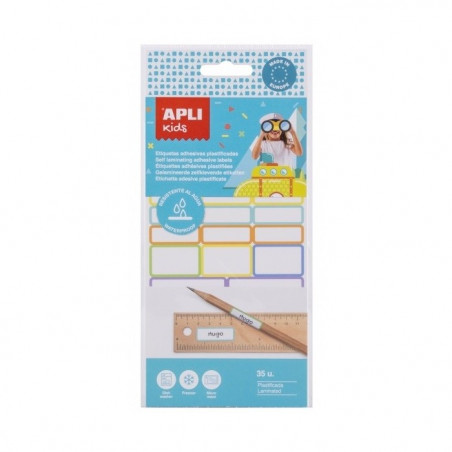 ÉTIQUETTES ADHÉSIVES PLASTIFIÉES APLI-AGIPA