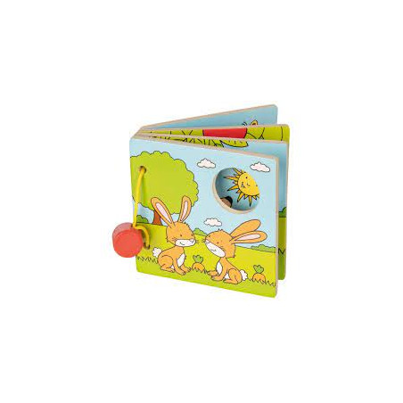 Livre d’images en bois Notre jardin GOKI