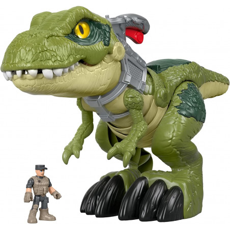 Dinosaure T-Rex Méga Mâchoire -  Imaginext Jurassic World figurine - jouet pour enfant dès 3 ans