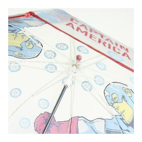Parapluie officiel Disney - Marvel - Captain America - Taille enfant - 45cm