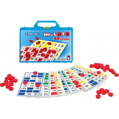 Jeu De Loto - 48 Cartons - Convient Aux Enfants - A Partir De 6 Ans - Fabriqué En France - Dujardin
