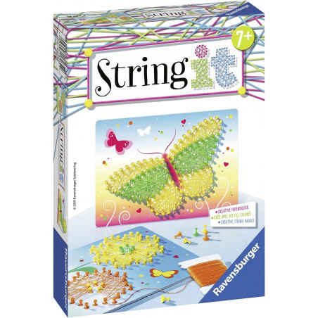 Butterflies - string art - Jeu créatif - Enfants dès 7 ans - 18034 - Ravensburger - String It