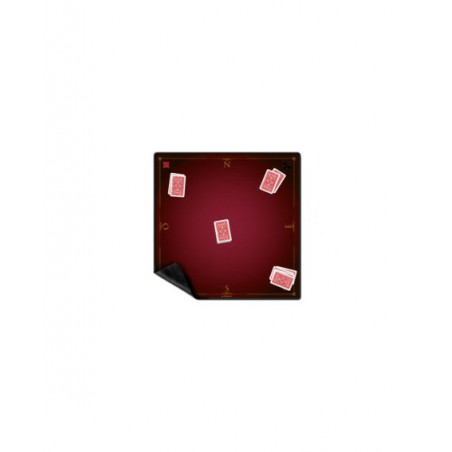 Tapis de jeu rouge - 60x60 cm
