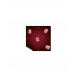 Tapis de jeu rouge - 60x60 cm