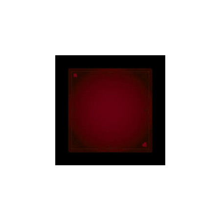 Tapis de jeu rouge - 60x60 cm