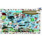 Aéro Club - Puzzle d'observation - 200 pièces - Djeco