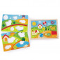 PUZZLE PUPPY ET SES AMIS 3 EN 1 PUZZLE PUPPY ET SES AMIS 3 EN 1