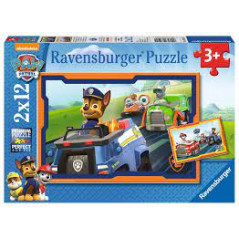 Puzzles 2x12 p - Ryder et la Pat'Patrouille - Dès 3 ans - 075916
