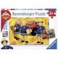 SAM EN INTERVENTION - SAM LE POMPIER - RAVENSBURGER - PUZZLES 2X12 PIÈCES