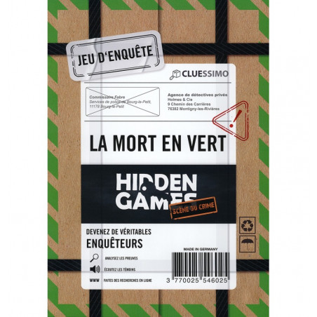 LA MORT EN VERT - HIDDEN GAMES
