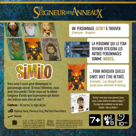 SIMILO Le Seigneur des Anneaux ! -  Gigamic