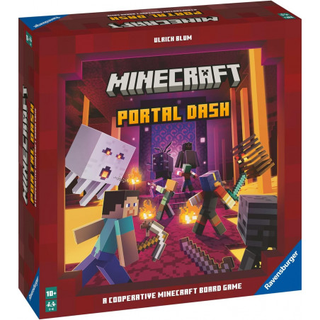Minecraft Portal Dash Jeu de stratégie immersive pour Adultes et Enfants à partir de 10 Ans - Ravensburger