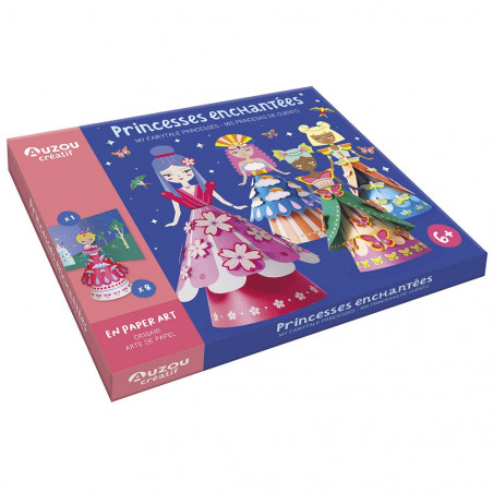 MON COFFRET D'ARTISTE - PRINCESSES ENCHANTÉES EN PAPER ART