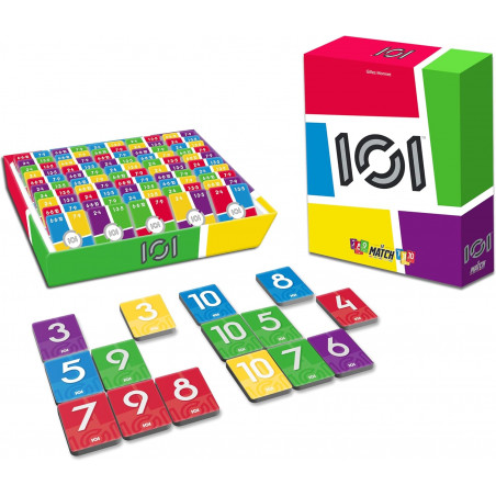 101, Le Match, réflexion et déduction, Famille, Adultes, Jeu à Deux ou Solitaire Sudoku