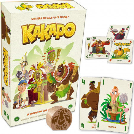 Kakapo - Nouveau Jeu de Cartes du trouduc ou Jeu du président Famille Adultes Humour - Spot Games - Spot Games
