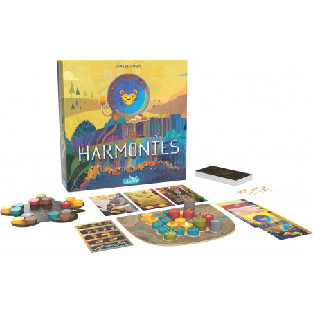Harmonies - Jeux de société - Jeux Famille et Amis - Création de Paysages et Habitats pour Animaux -  Libellud - Asmodee