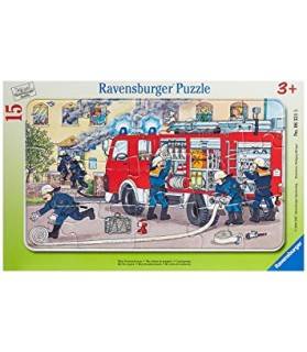 Puzzle Voiture de Pompier 15 pièces - Ravensburger - 3+