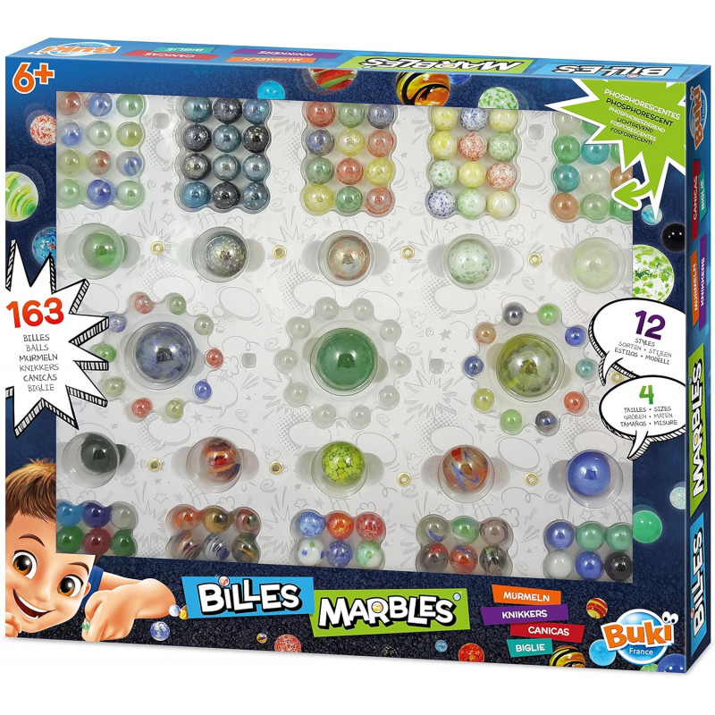 Coffret 163 billes - Buki - PM855 Coffret 163 billes - Buki - PM855