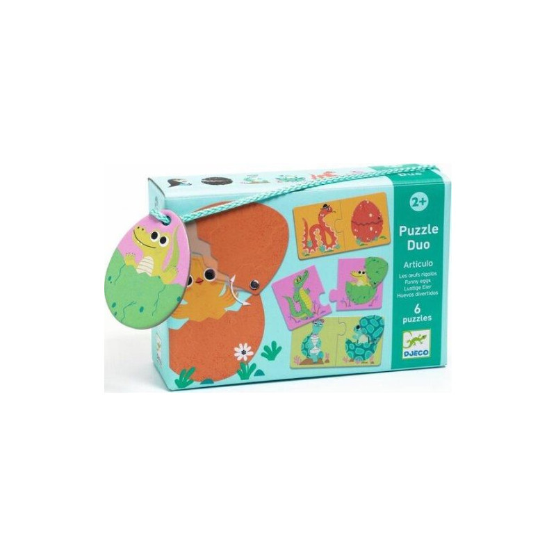 Puzzle Duo les Oeufs rigolos - djeco