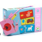 Puzzle duo Animaux et formes - Djeco Puzzle duo Animaux et formes - Djeco